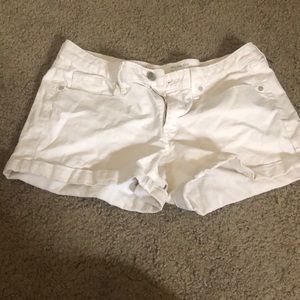 White short shorts